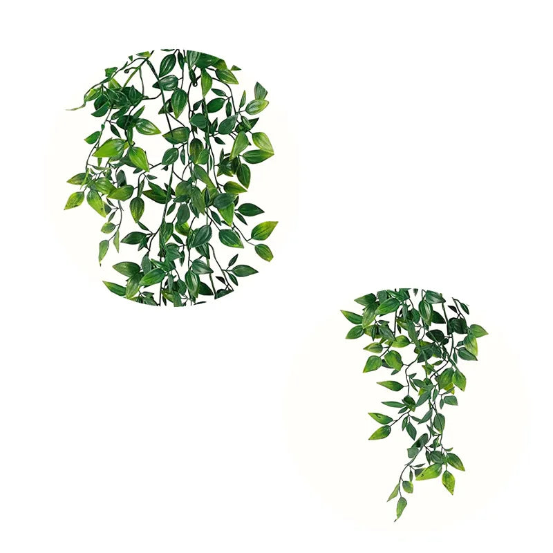 Artificial Hanging Eucalyptus Plants with Pot Fake Plants Hanging Vines Shelf Plants Decor Potted Plants for Home Indoor Decor