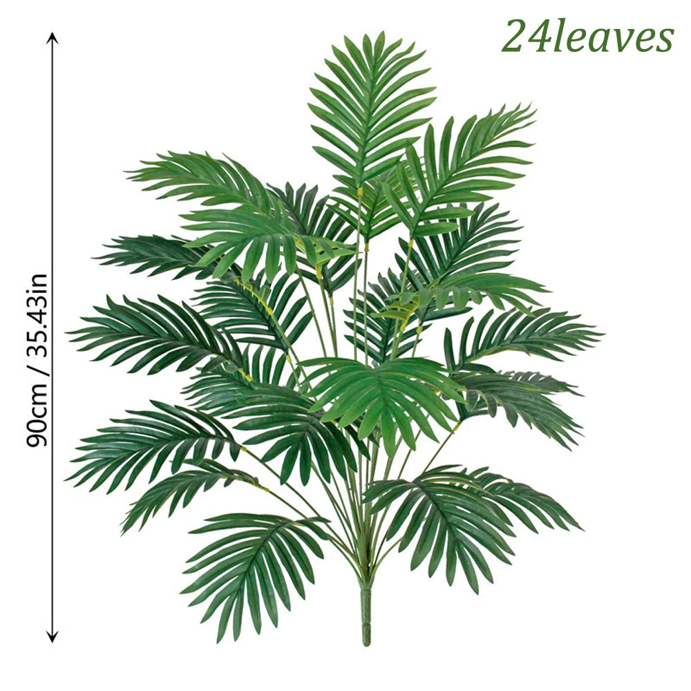 Artificial Palm Tree Tall Fake Plant Faux Areca Artificial Tree for Indoor Outdoor Home Office Bedroom Porch Balcony Decoration