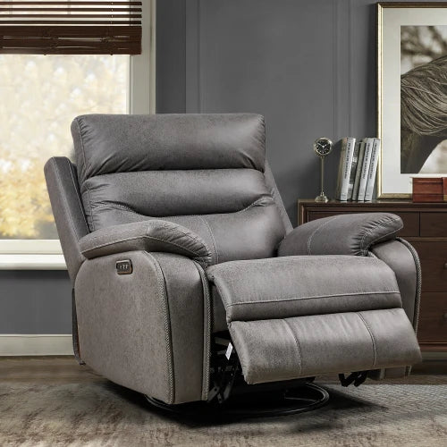 240 Degree Swivel Single Sofa Seat recliner Chair ,Head rest with power function