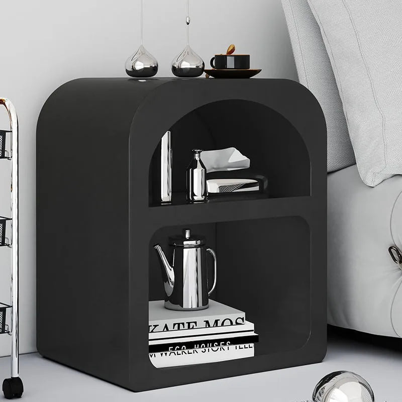 Nordic ins bedside table white decorative small side cabinet modern bedroom cave storage cabinet mini small cabinet