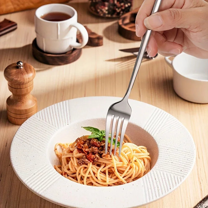 60pcs Stainless Steel - Luxe Golden Cutlery Set, Mirror Polished, Dishwasher Safe, Includes Knives, Forks & Spoons in Gift Box,