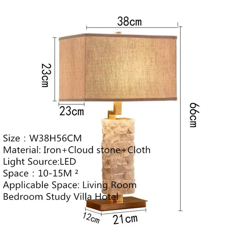 Contemporary Luxury Table Lamp LED American Creativity Living Room Bedroom Study Villa Hotel Bedside Household Desk Light
