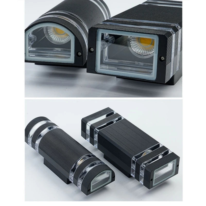 Outdoor wall lights Exterior wall waterproof led wall washers Hotel entrance Upper and lower double-headed pillars Outdoor light