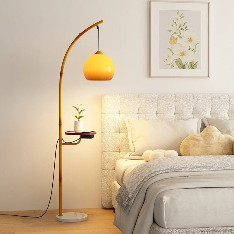 OUTELA Nordic Floor Lamp Modern Family Iiving Room Bedroom Homestay Creativity  LED  Decorative Standing Light