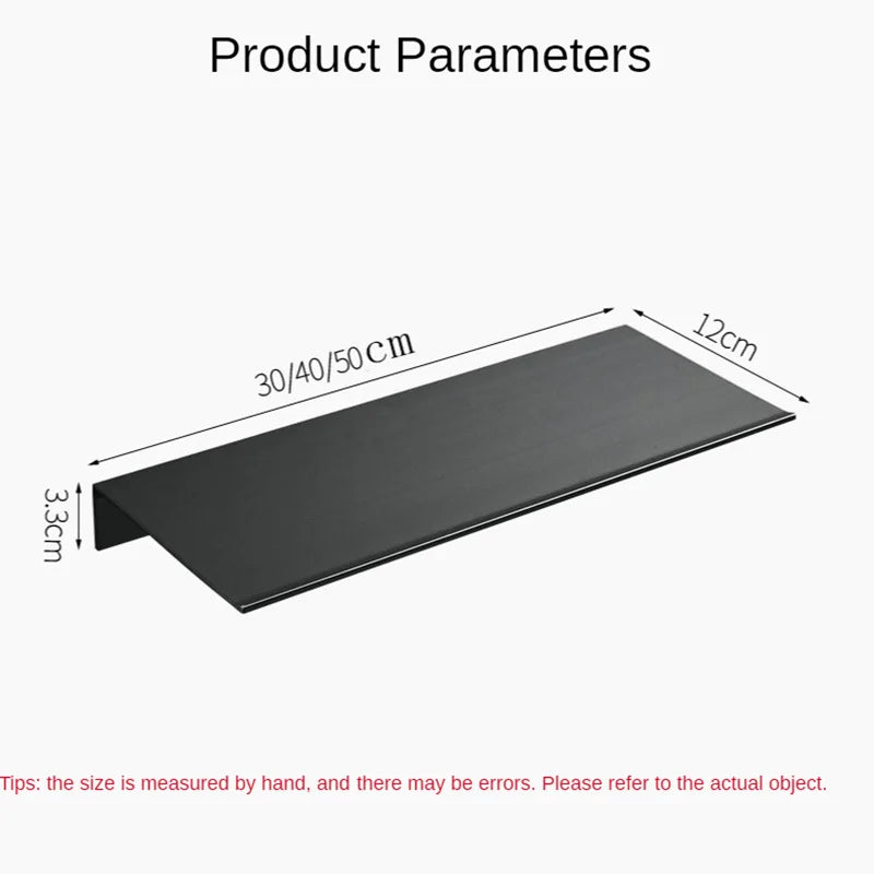 30-50cm Modern Brushed Gold Black White Bathroom Storage Rack Bathroom Shelves Kitchen Wall Shelf Home Accessories