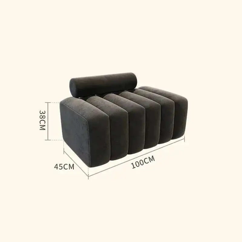 Modern Nordic Shoe Changing Stool – Light Luxury Porch & Living Room Bench