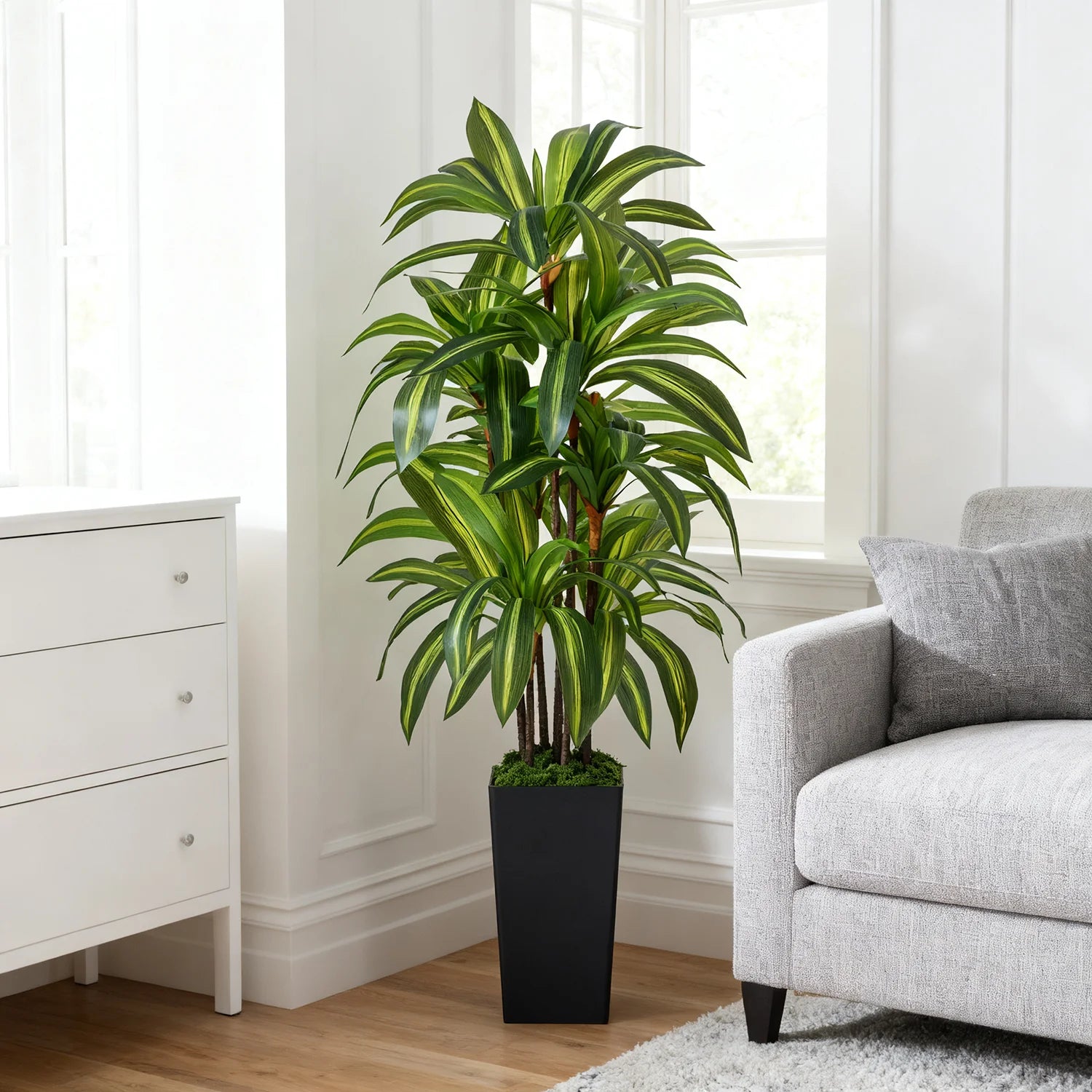 5 feet artificial Brazilian tree with potted artificial tree with artificial plant greening fake tree suitable for home use