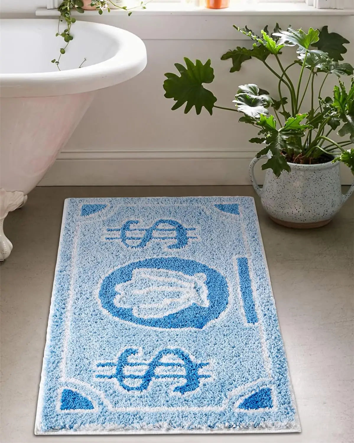 Cartoon Money Rugs Waterproof Floor Mat Fluff Carpet Non-slip DoorMat Unique Living Room Decor Rug For Bathroom Hallway Balcony