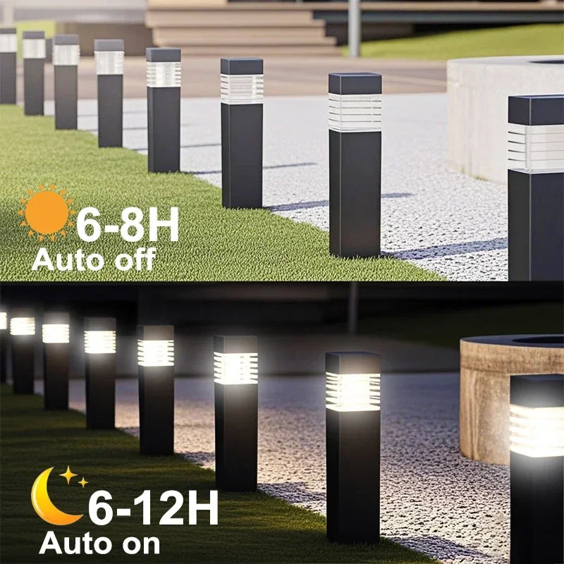 Night Decorative LED Garden Lights Solar Power Outdoor  Waterproof Lawn Pathway Patio Decor Solar Lamp