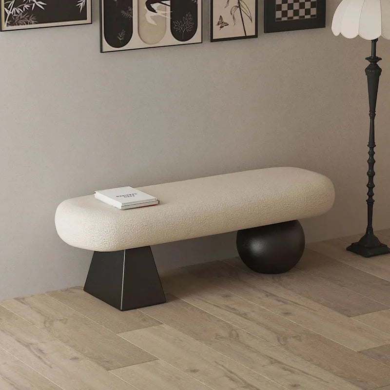 Nordic Shoe Bench – Light Luxury Entryway & End-of-Bed Bench