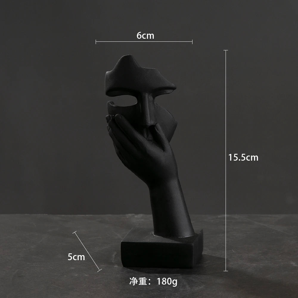 European crafts ornaments simple abstract figure sculpture office living room sculpture art decorations