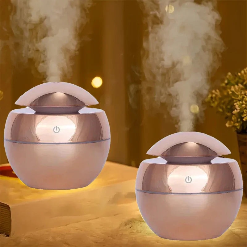 130ML Ultrasonic Air Home Humidifier Mini Mist Maker Aroma Diffuser USB Aroma Essential Oil Diffuser For home office