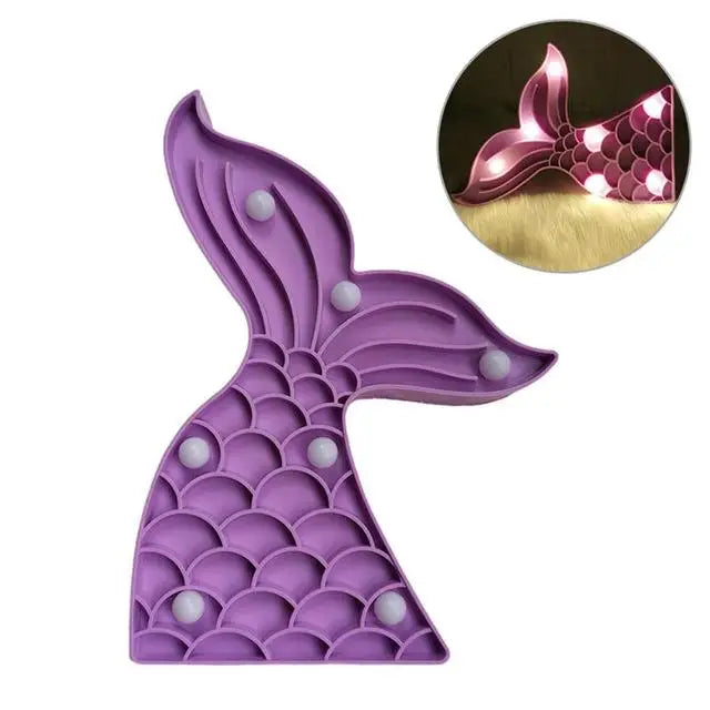 3D Rainbow LED Night Lights Cartoon Star Unicorn Flamingo Cloud LED Table Lamp For Kids Bedroom Decor New Year Gift Lighting