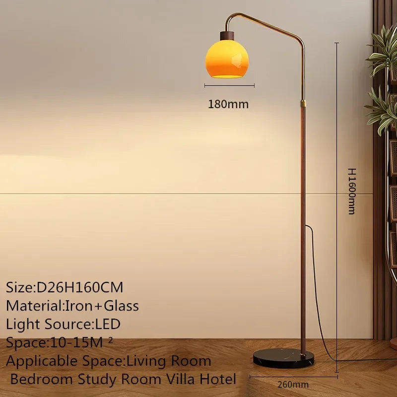 DORIAN Contemporary Floor Lamp Luxury Living Room Bedroom Study Villa Hotel LED Retro Creativity Decorative Standing Light