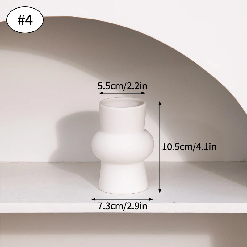 Ceramic Fired Vases,Hydroponic Dried Flower Utensils,Ornaments,Home Living Room Tables,Decorative Vases,Shaped Ceramic Vases