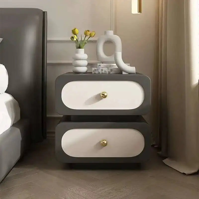 White Nightstands Modern Organizers Wood Drawers Narrow Nightstands Center Simple Table De Italian Chevet Bedroom Furnitures