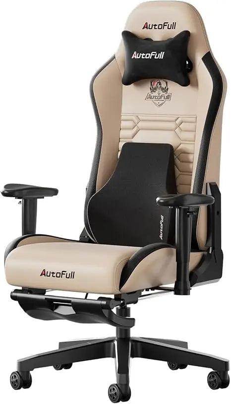 autofull c3 gaming chair, racing style gaming chair with ergonomic lumbar support,adjustable high back pu leather pc chair with