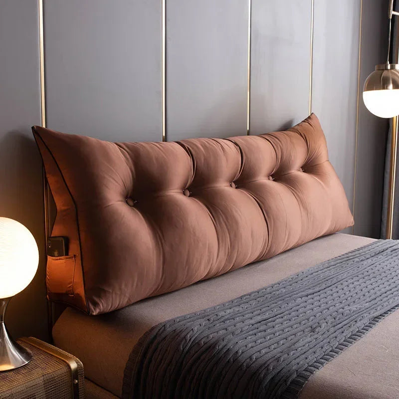 FORMTHEO Large Silk Like Cushion Long Pillow Bed Headboard Tatami Backrest
