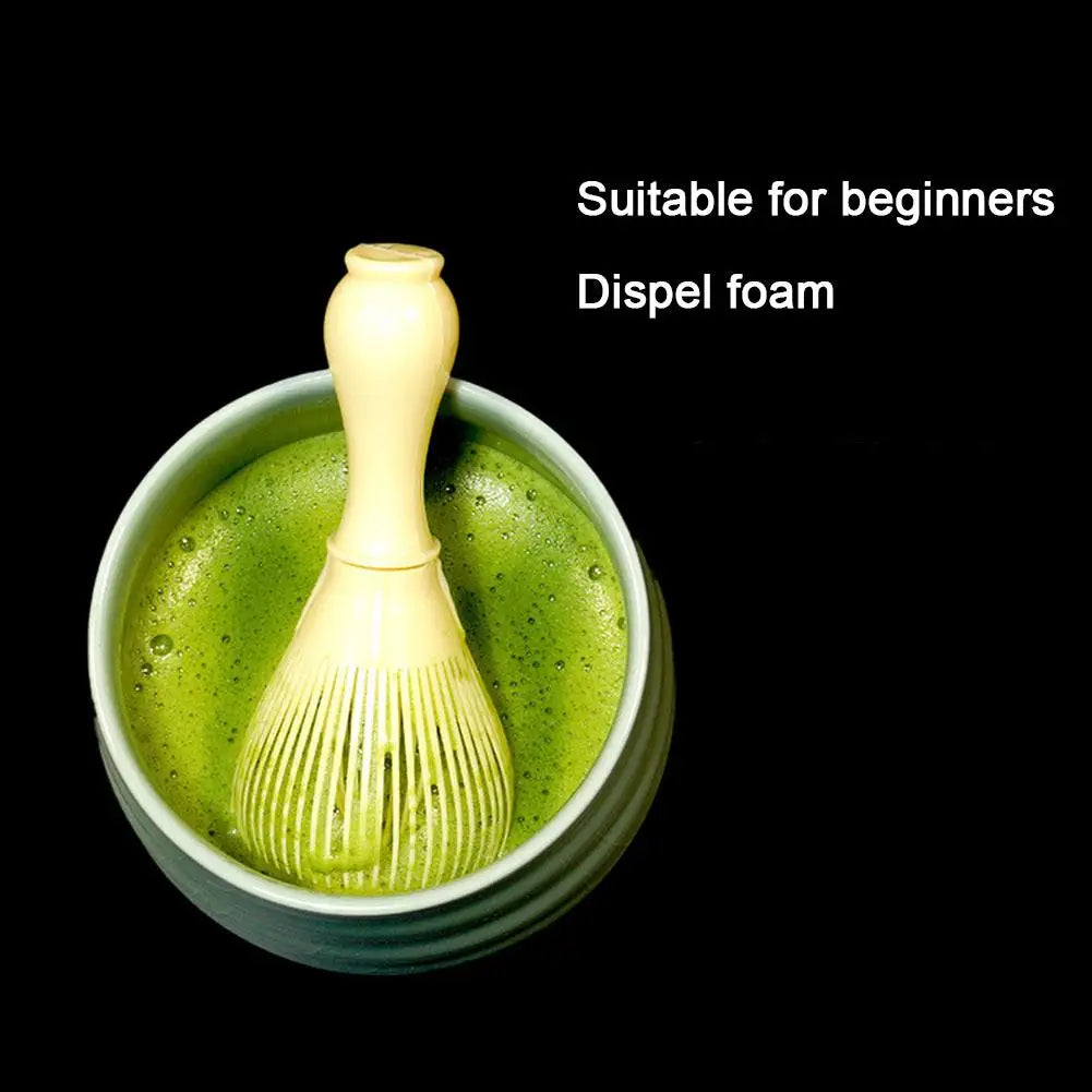 Traditional Matcha Whisk Reusable Resin Matcha Whisk Chasen Dishwasher Safe Matcha Stirrer Matcha Green Tea Powder Preparation