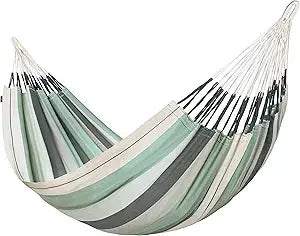 LA SIESTA Modesta Organic Cotton Hammock - Indoor/Outdoor Hammock for Bedroom, Backyard, Porch, Patio & Tree - Extra Large, 2 Pe