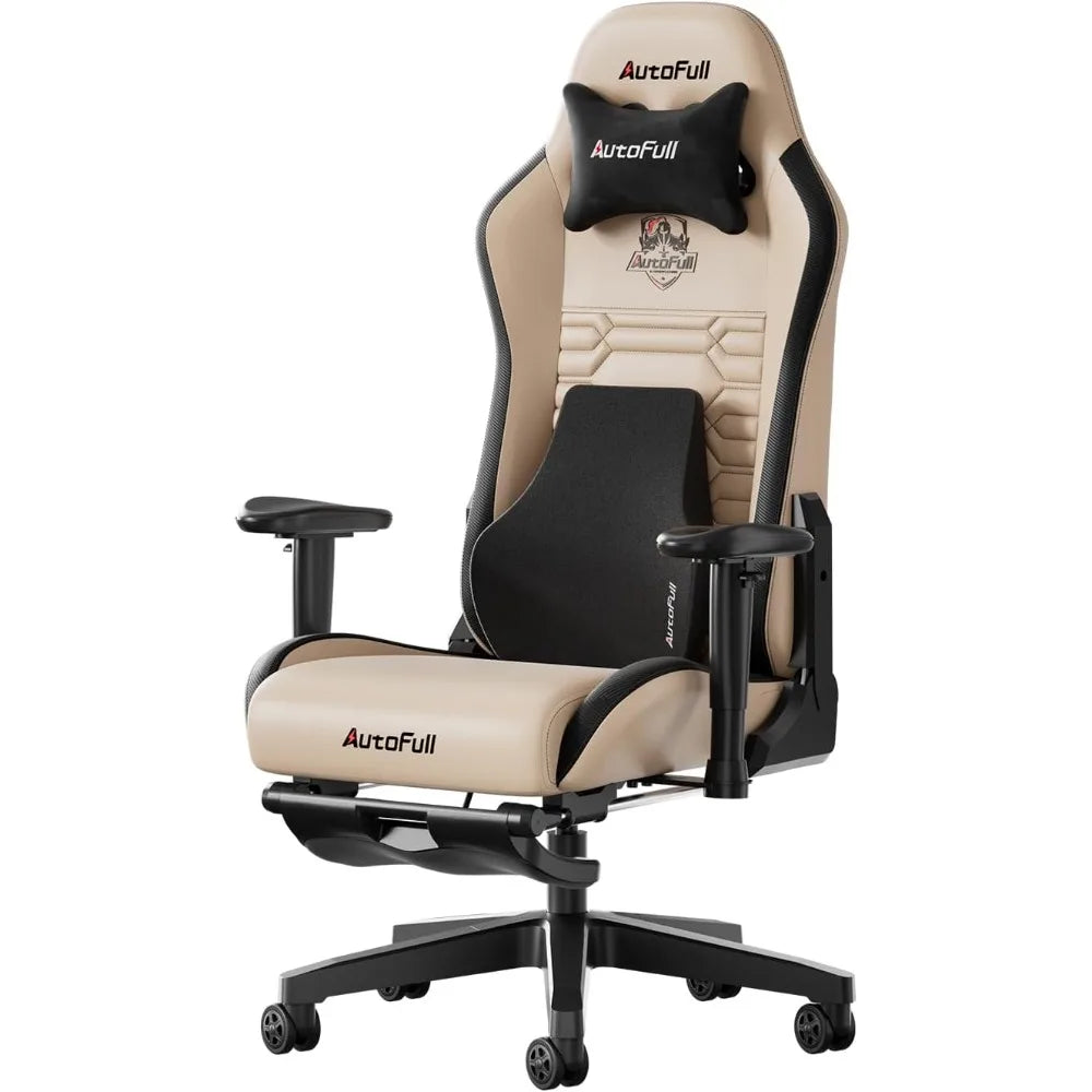 autofull c3 gaming chair, racing style gaming chair with ergonomic lumbar support,adjustable high back pu leather pc chair with