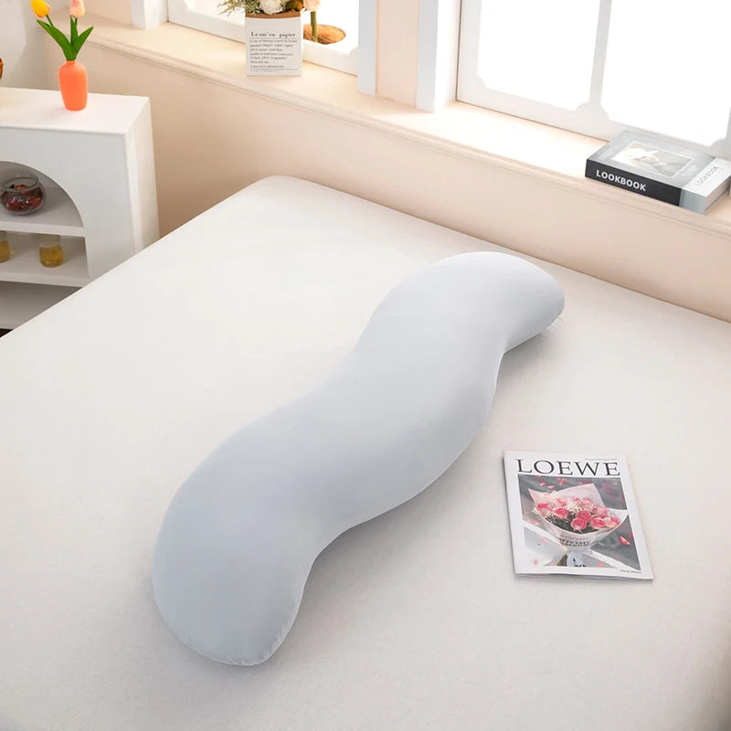 Ergonomic Double Wave Curve Side Sleeper Pillow for Comfortable Sleeping Supportive Pillow