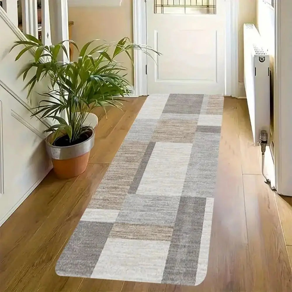 VIKAMA Machine Washable Hallway Runner Rug Easy Clean Non Shedding Bedroom Living Room Dining Room Kitchen Patio Home Decor