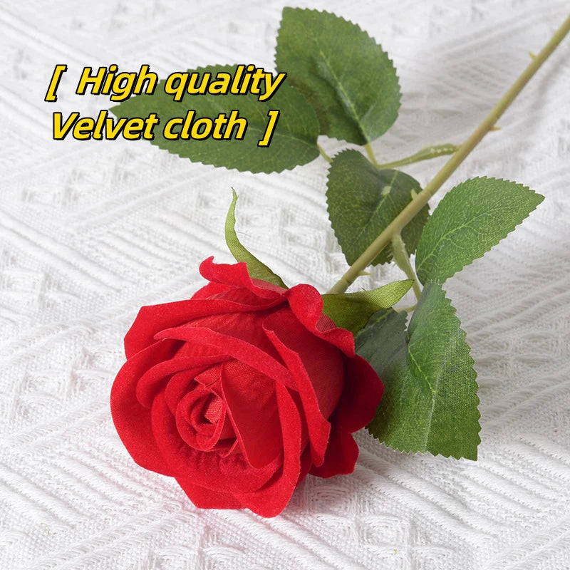 Artificial Rose Stems – 51cm Decorative Flowers (1 / 3 / 5 / 10 Pack)