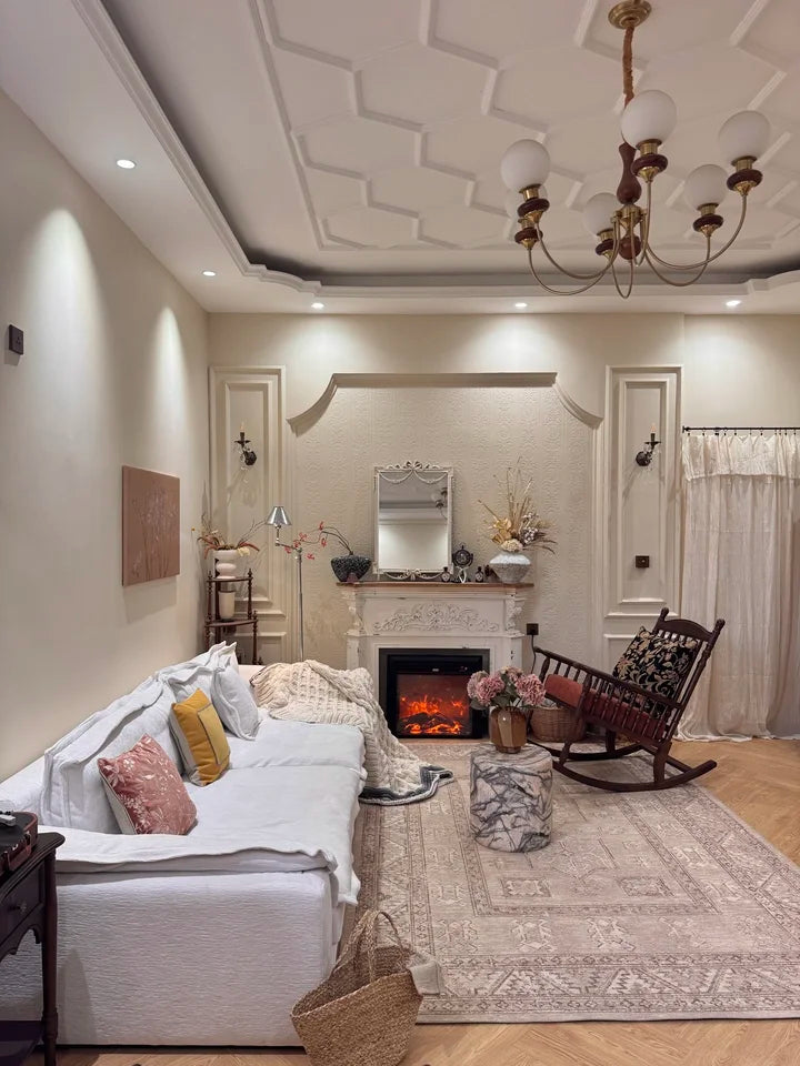 Black White Side Tables Cylindrical Imitate Marble Flowerpot Stand Artistic Coffee Table for Living Room Modern Sofa End Tables