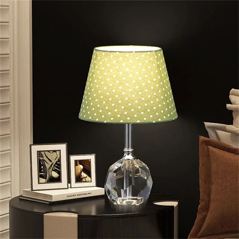 TEMAR Nordic Modern Crystal Table Lamp LED Luxury Living Room Bedroom Study Villa Hotel Home Decoration Light