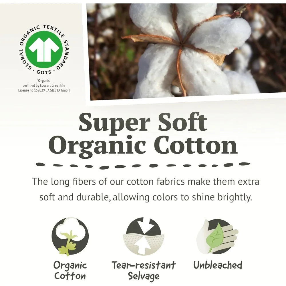 LA SIESTA Modesta Organic Cotton Hammock - Indoor/Outdoor Hammock for Bedroom, Backyard, Porch, Patio & Tree - Extra Large, 2 Pe