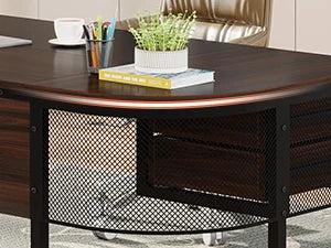 Tribesigns 63-Inch Executive Desk with 4 Drawers, Large Office Desk Computer Desk, Business Furniture Desk Workstation