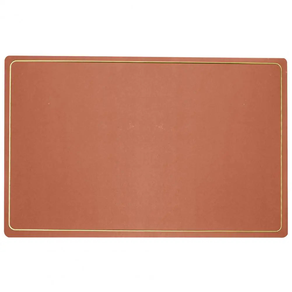 Place Mat for Dining Table Easy to Clean Place Mat Waterproof Faux Leather Double-sided Place Mat Heat Insulation for Kitchen