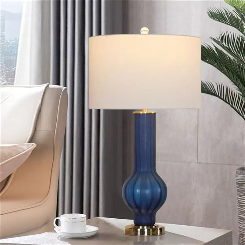 Contemporary Luxury Table Lamp LED Personality Creativity Living Room Bedroom Study Villa Hotel Bedside Household Desk Light