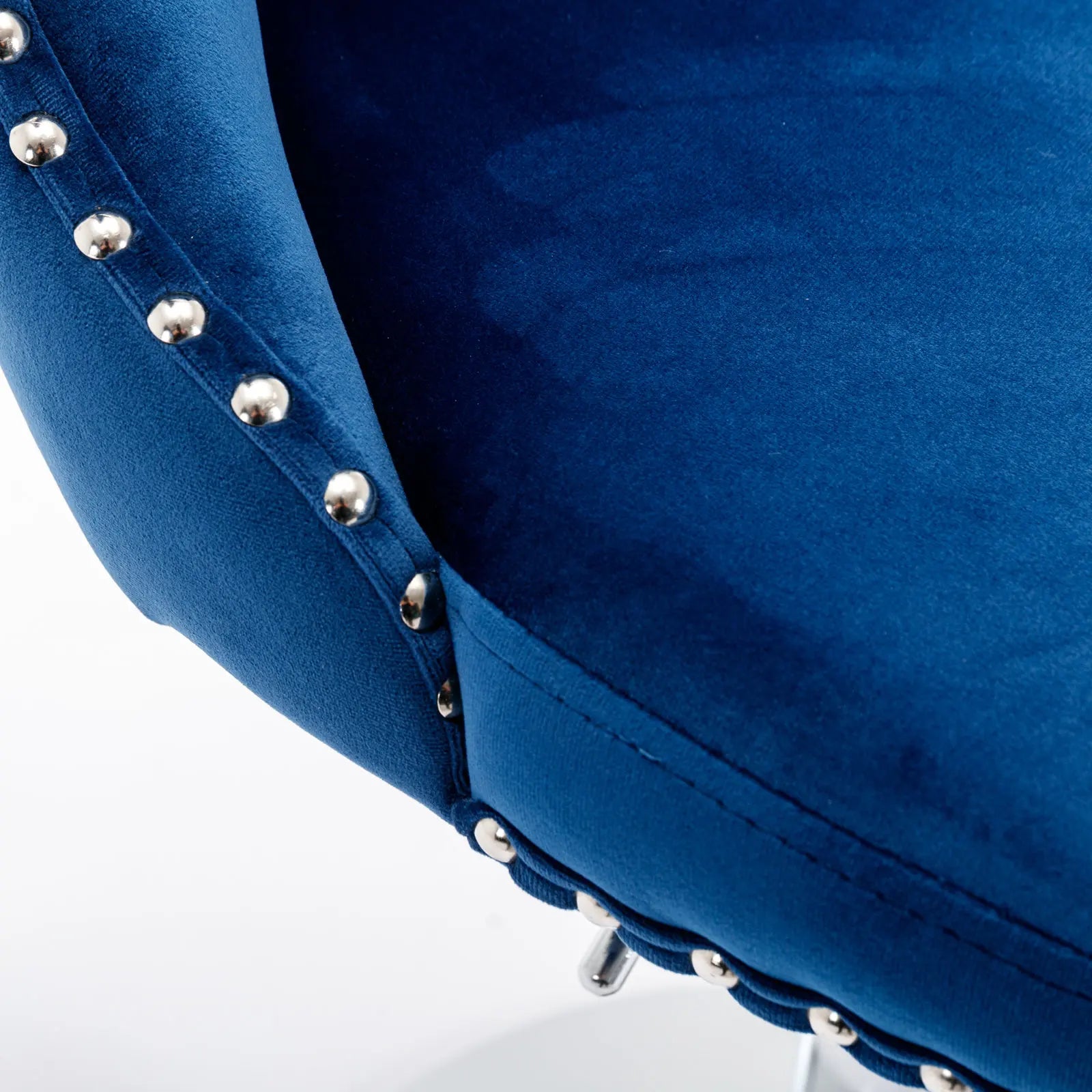 Swivel Velvet Bar Stools – Adjustable Counter-Height Chairs (Set of 2)