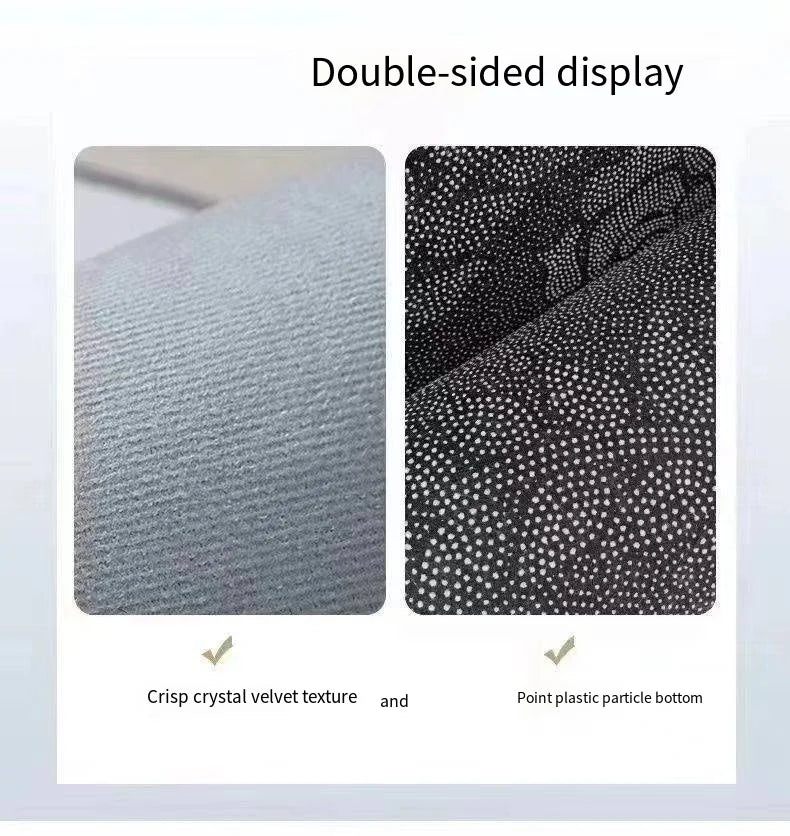 VIKAMA Minimalist Geometric Rug Durable Slip Resistant Water Absorbent Kitchen Living Room Foyer Balcony Rug Home Decor