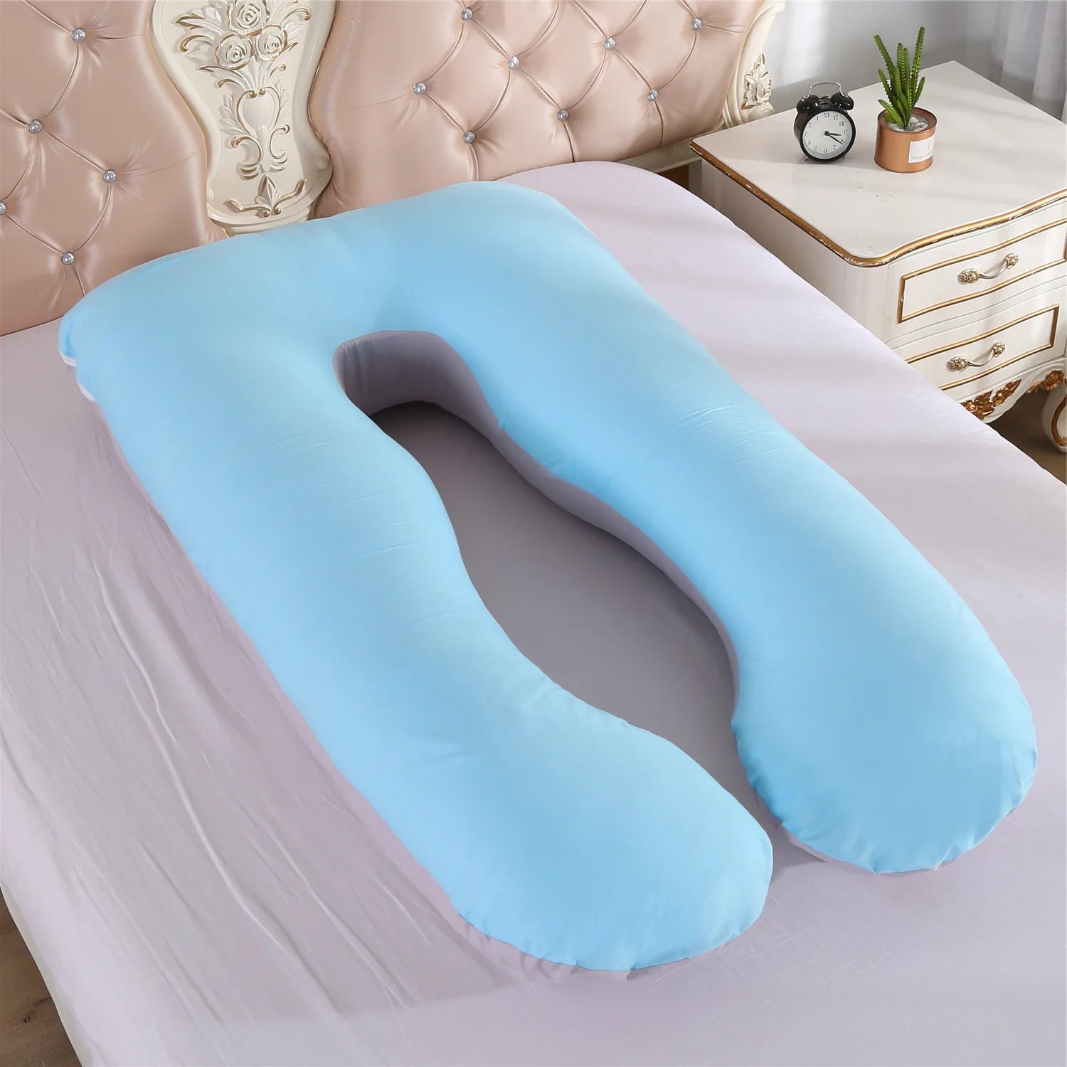 Multifunctional Pregnant Women's Pillow Side Lying Pillow Pure Cotton Detachable and Washable U-shaped Napping Pillow Cushion