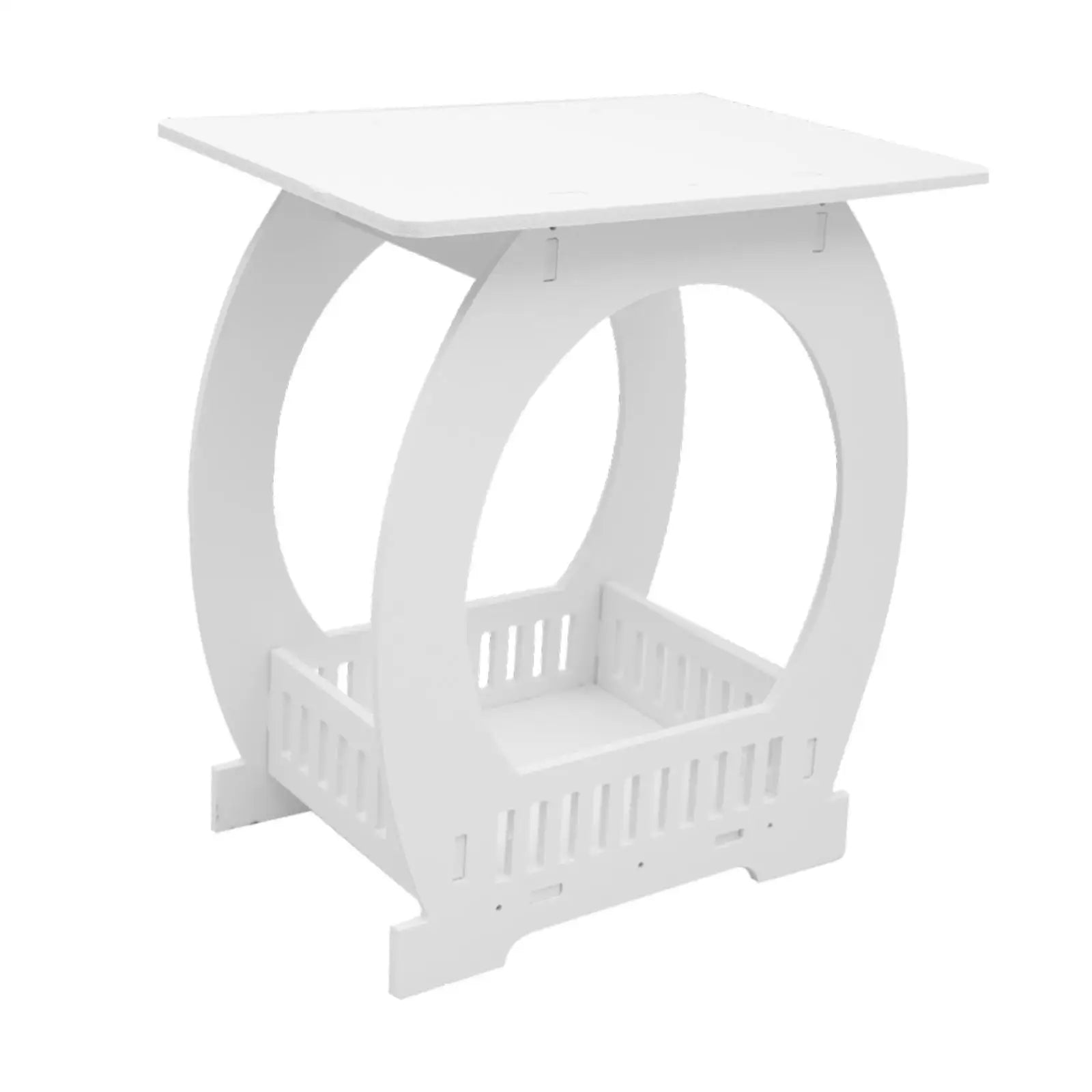 Corner Side Table Living Room Curved Small Round Table Creative Simple Round Small Apartment Bedside Table Small Table For Loung