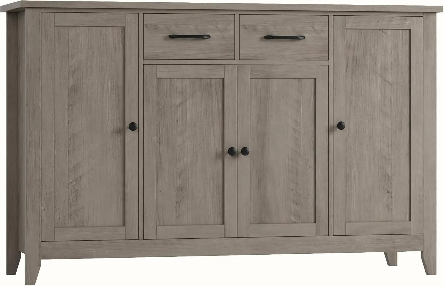 55" Buffet Cabinet with Storage, Kitchen Buffet Sideboard with Drawers, Large Storage Cabinet with Doors and Shelves