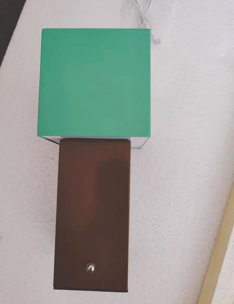 New Blue Chrome Green Brown Metal Table Light Dimmable For Bedroom Parlor Shop Desk LED Lamp EU AU US Adapter Plug