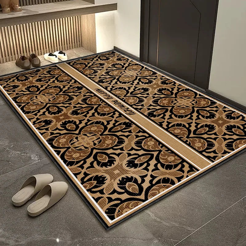 Turkish Persian Bohemian-Style Small Rug — Living Room Sofa, Kids' Play Area, and Entryway Non-Slip Mat, Decorative Rug