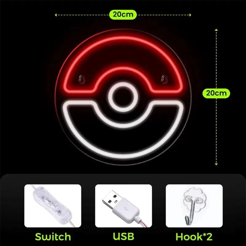 Led Lights for Room Neon Sign Night Lamp Decoration Bedroom USB Light Neon Hanging Atmosphere Night Light for Children