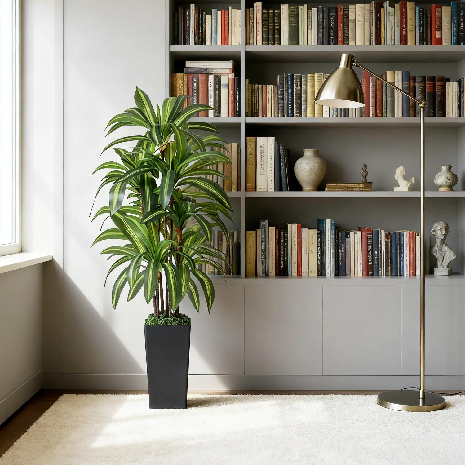 5 feet artificial Brazilian tree with potted artificial tree with artificial plant greening fake tree suitable for home use