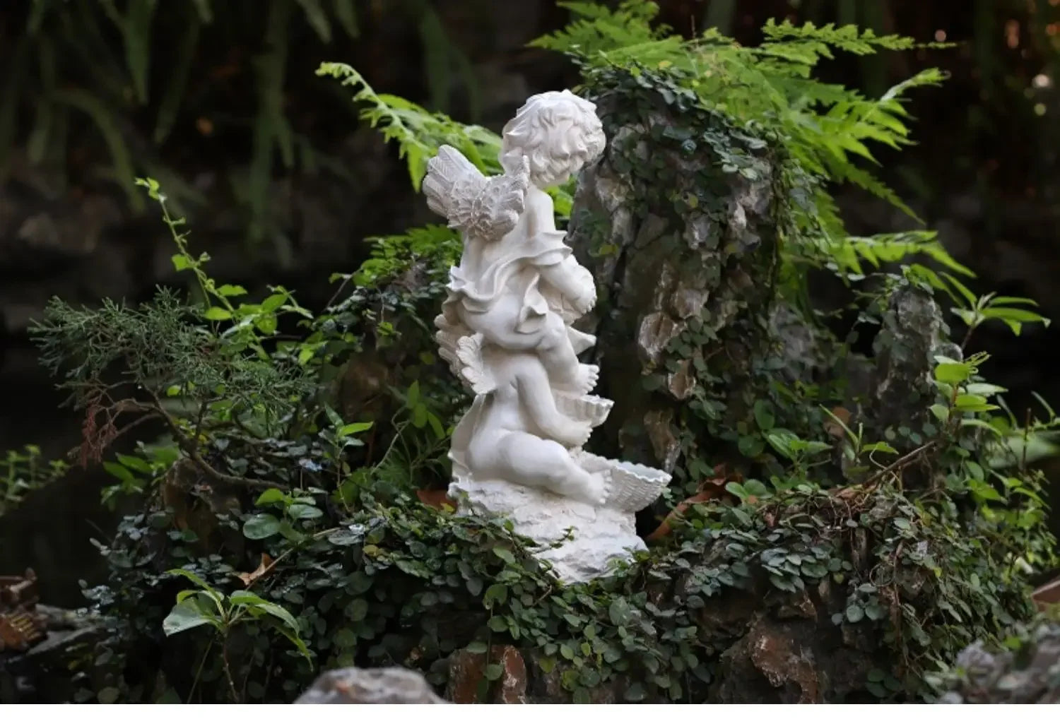 2024 Terrace, Balcony, Garden Layout, Landscaping, Courtyard, Solar Angel Decoration, Villa Living Room Decoration