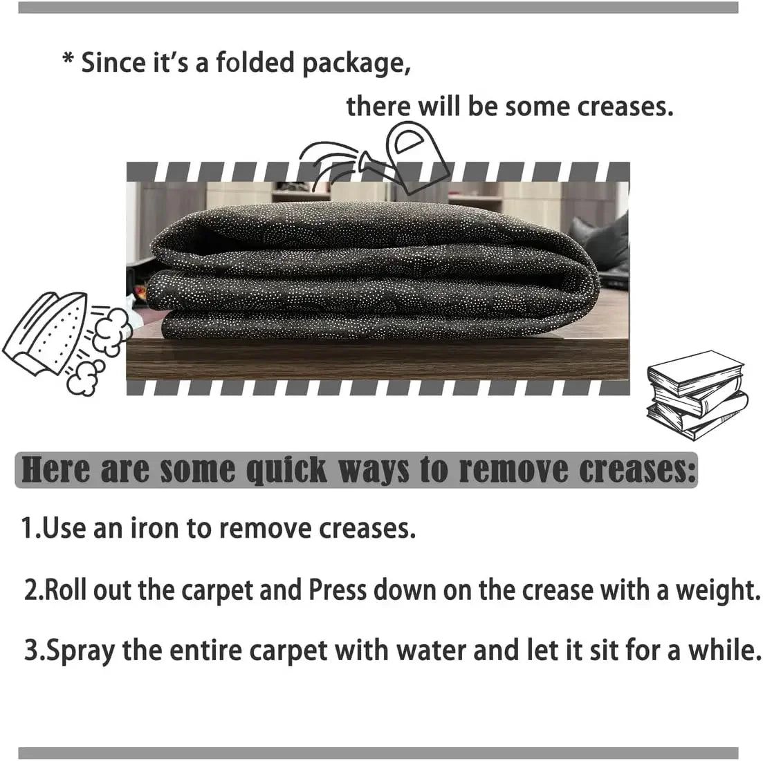 Nordic Light Luxury Stripes Carpet for Living Room Decor Rugs for Bedroom Large Orange Brown Floor Mat