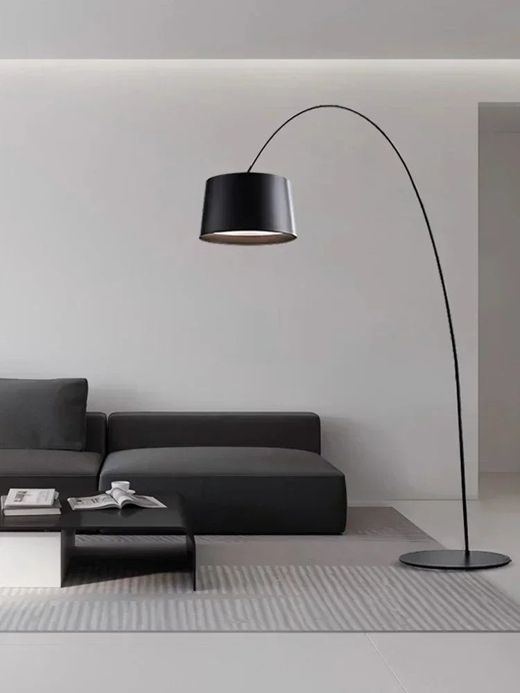 Modern Minimalist Led Floor Lamps Nordic Arc Living Room Sofa Stand Light Bedroom Bedside Lamp Decoration Home Lighting Fixtures