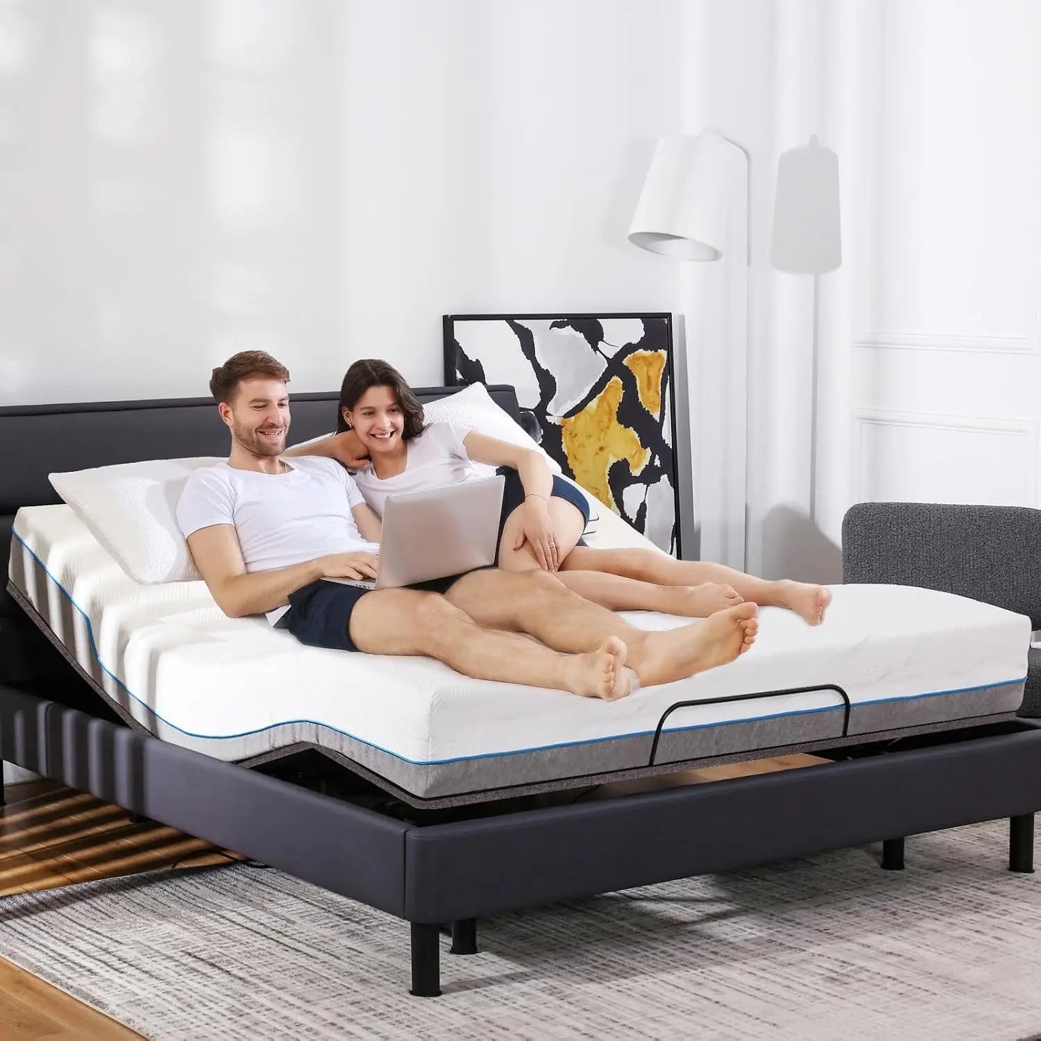 King Adjustable Bed Frame – Zero Gravity with Wireless Remote & Head/Foot Incline