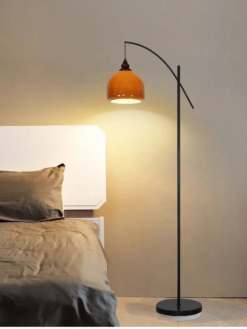 Medieval Floor Lamp Apartment Living Room Retro Sofa Fishing Lamp Bedroom Japanese Floor Light LED Lighting Decorative Lights