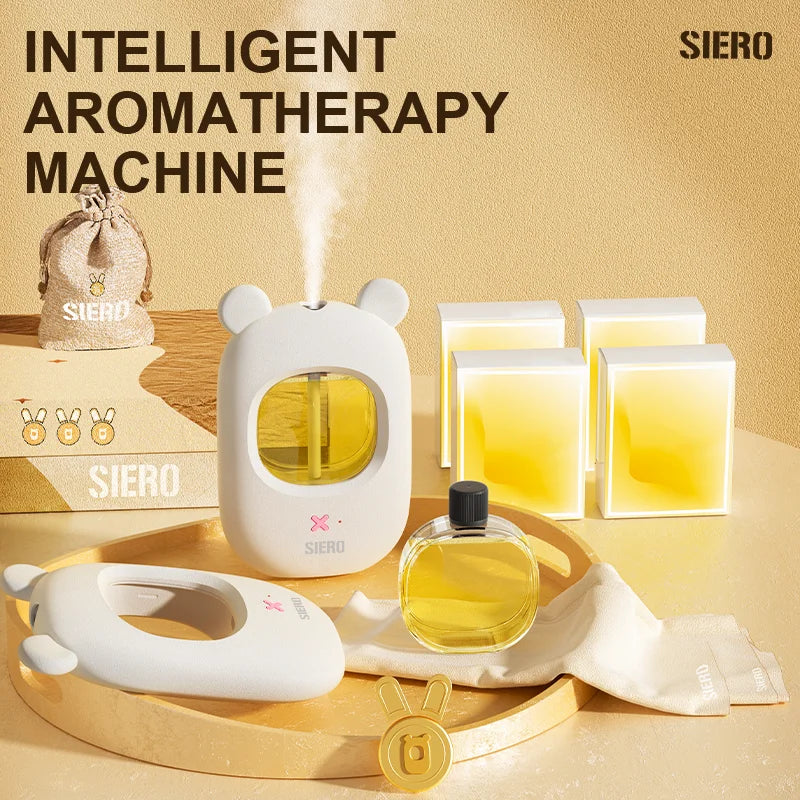 Cute Appearance Aromatherapy Diffuser Car Office Bedroom Living Room Kitchen Deodorant Portable Aromatherapy Machine