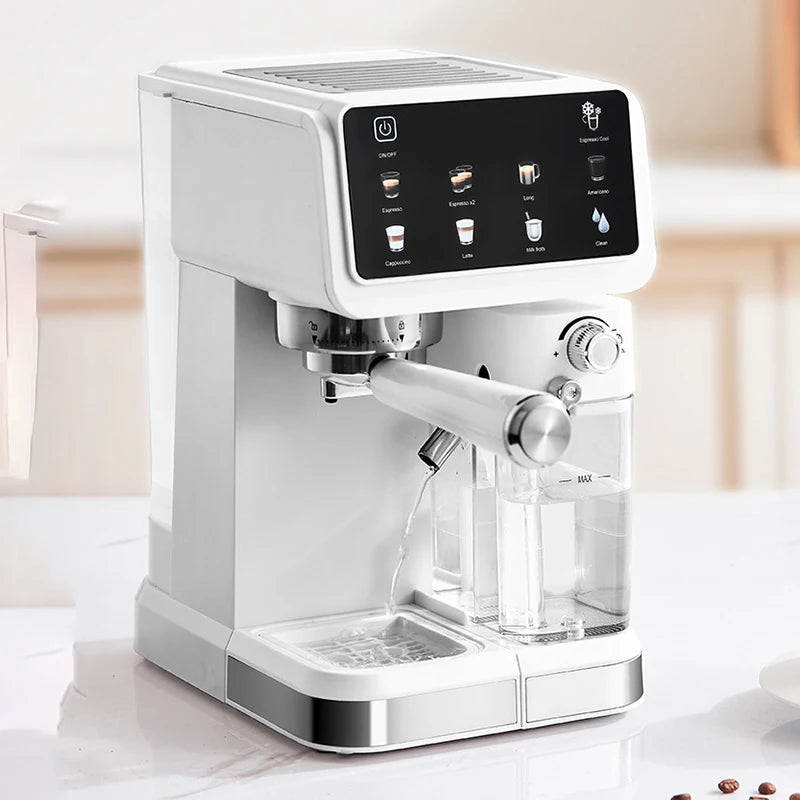 Italian High-Pressure Espresso Machine – Automatic Milk Frothing with Intelligent Color Screen